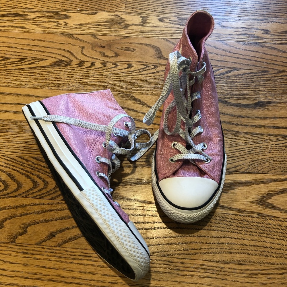 Converse Chuck Taylor All Star Sneakers High-Top Shimmer Pink